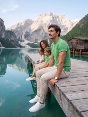Herren-T-Shirt ALTISPORT NoPrint NP/ALM361 GRÜNE HIGHLIGHTS