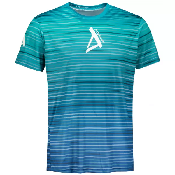 Premium-T-Shirt für Herren ALTISPORT VOJ/ALM031TR01 SMARAGD/BLAU 