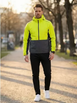 Herrenjacke ALTISPORT NoPrint NP/ALM835 NEON GELB