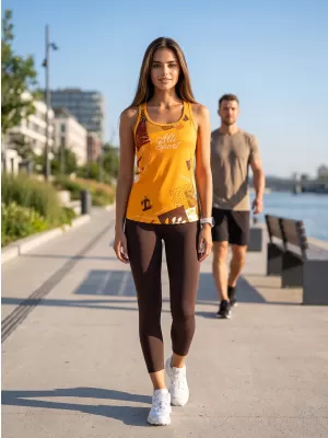 Hochwertiges Funktions-Tanktop für Damen ALTISPORT VOJ/ALW009TIL01 GELB