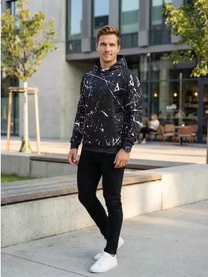 Hochwertiges Funktions-Sweatshirt für Herren ALTISPORT VOJ/ALM034MI01 SCHWARZ