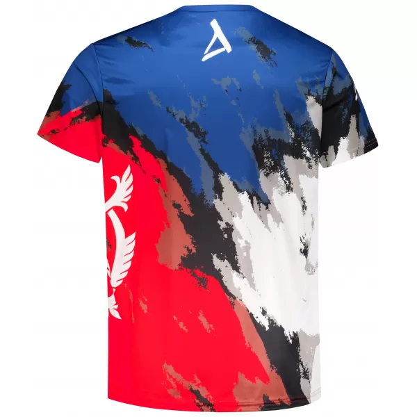  Hochwertiges Funktions-T-Shirt für Herren ALTISPORT x CZE VOJ/ALM036TR01 STREIFEN 