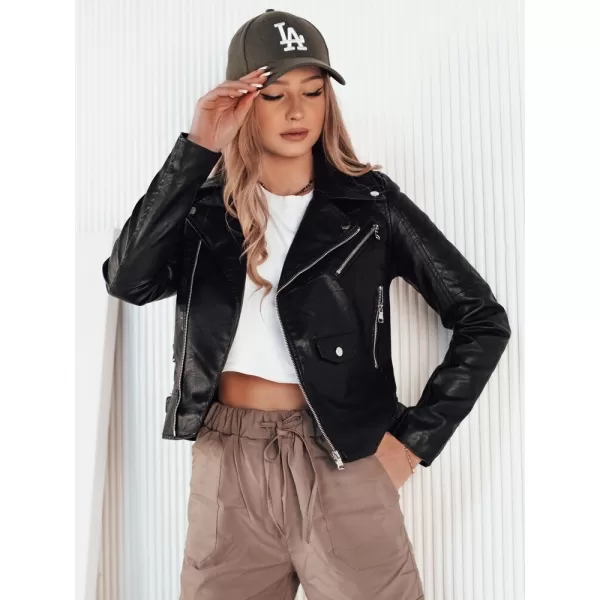  Lederjacke DSTREET ERIETA TY4197 SCHWARZ 