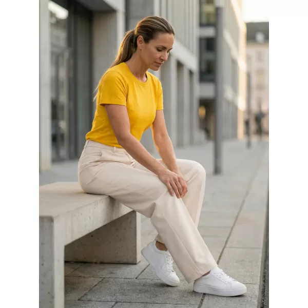  Damen-T-Shirt ALTISPORT NP/ALW331 GELB 