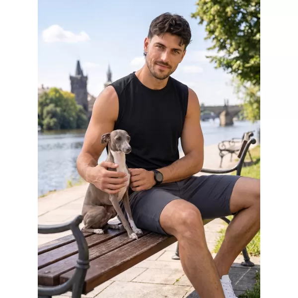  Funktions-Tanktop für Herren ALTISPORT NoPrint NP/ALM028 SCHWARZ 