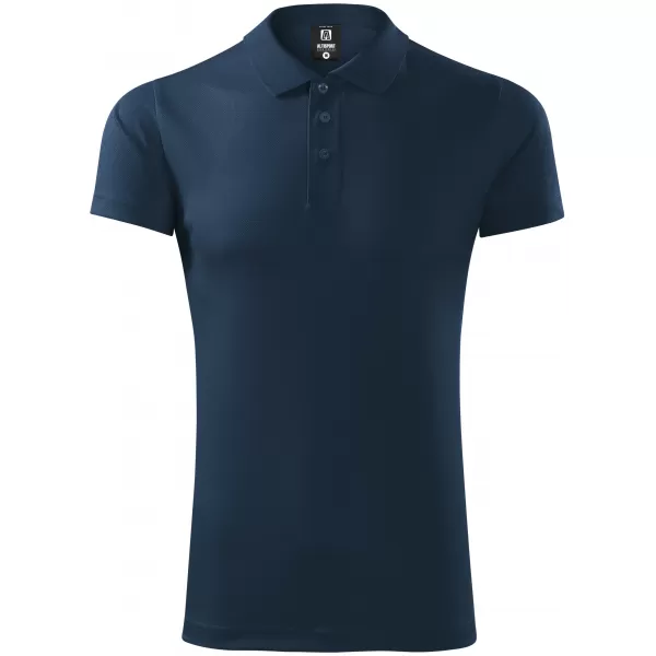  Herren-T-Shirt mit Kragen ALTISPORT NoPrint NP/ALM712 NAVY BLAU 