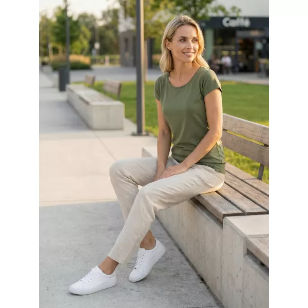  Damen-T-Shirt ALTISPORT NP/ALW021 KHAKI 