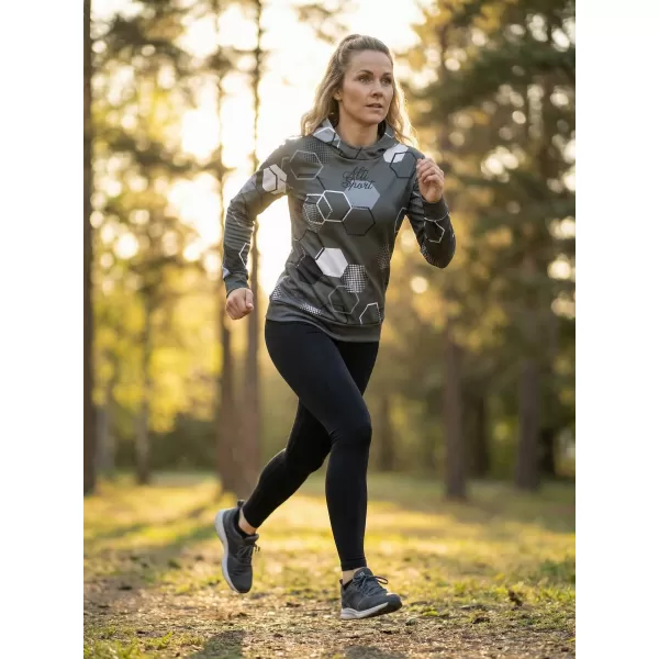  Hochwertiges Funktions-Sweatshirt für Damen ALTISPORT VOJ/ALW037MI01 GRAU 