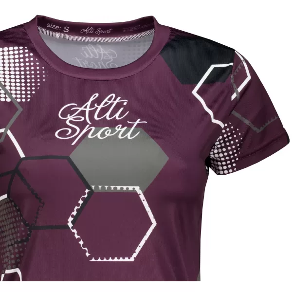  Hochwertiges Funktions-T-Shirt für Damen ALTISPORT VOJ/ALW037TR01 LILA 