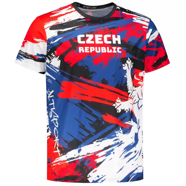  Hochwertiges Funktions-T-Shirt für Herren ALTISPORT x CZE VOJ/ALM036TR01 TSCHECHISCH 