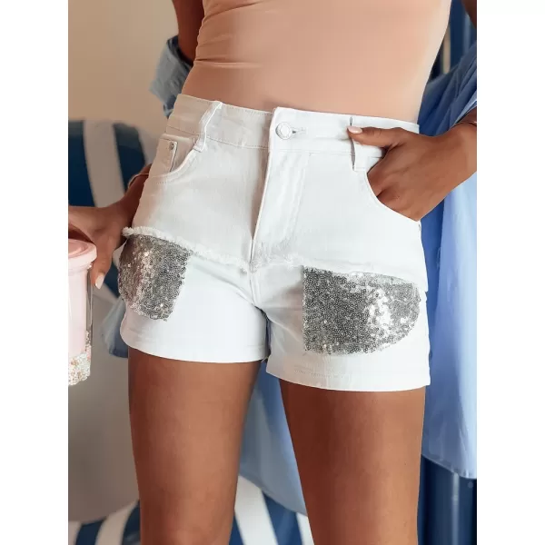  Shorts DSTREET SHINEWEAR SY0339 WEIß 