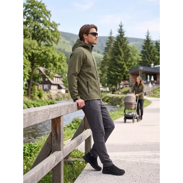  Herren-Softshelljacke ALTISPORT NP/ALM225 MILITÄR 