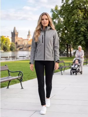 Softshelljacke für Damen ALTISPORT NP/ALW125 STAHLGRAU