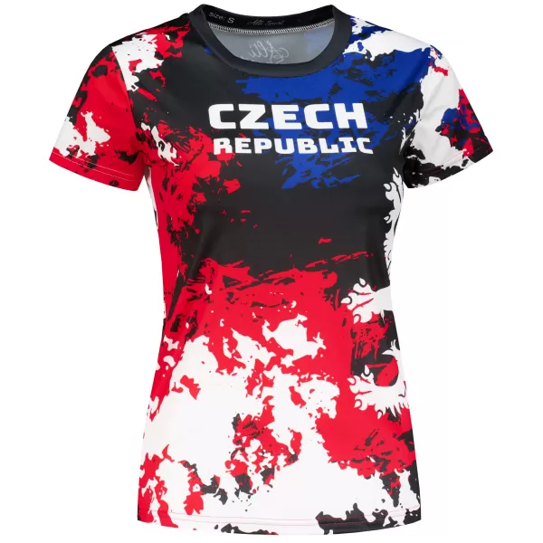  Hochwertiges Funktions-T-Shirt für Damen ALTISPORT x CZE VOJ/ALM036TR01 FLECKEN 