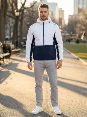 Herrenjacke ALTISPORT NoPrint NP/ALM835 WEIß