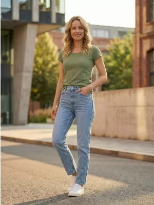 Damen-T-Shirt ALTISPORT NP/ALW221 KHAKI