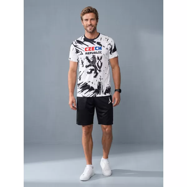  Hochwertiges Funktions-T-Shirt für Herren ALTISPORT x CZE VOJ/ALM036TR01 ABSTRAKTION 
