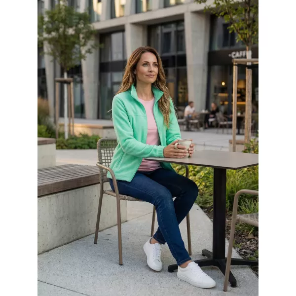  Fleece-Sweatshirt für Damen ALTISPORT NP/ALW405 MINZE 