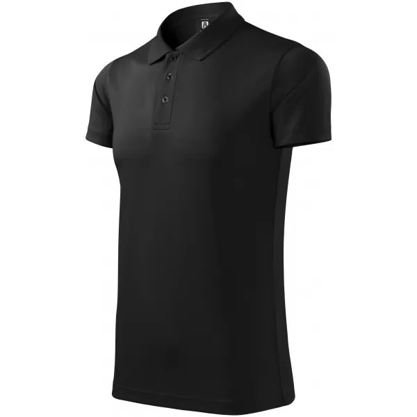  Herren-T-Shirt mit Kragen ALTISPORT NoPrint NP/ALM712 SCHWARZ 