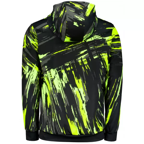  Premium-Sweatshirt für Herren ALTISPORT VOJ/ALM010MI01 SCHWARZ UND GELB 