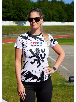Hochwertiges Funktions-T-Shirt für Damen ALTISPORT x CZE VOJ/ALW036TR01 ABSTRAKTION