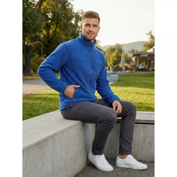  Fleece-Sweatshirt für Herren ALTISPORT NP/ALM105 KÖNIGSBLAU 