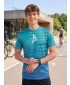 Premium-T-Shirt für Herren ALTISPORT VOJ/ALM031TR01 SMARAGD/BLAU