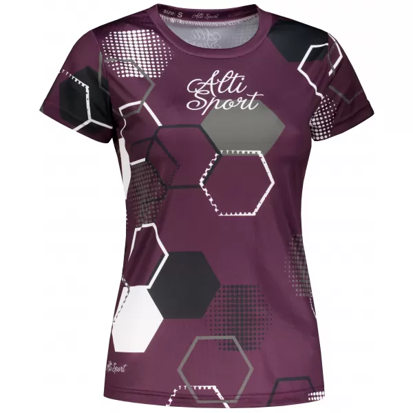  Hochwertiges Funktions-T-Shirt für Damen ALTISPORT VOJ/ALW037TR01 LILA 