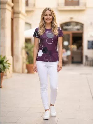Hochwertiges Funktions-T-Shirt für Damen ALTISPORT VOJ/ALW037TR01 LILA