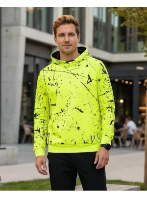 Hochwertiges Funktions-Sweatshirt für Herren ALTISPORT VOJ/ALM034MI01 NEON GELB