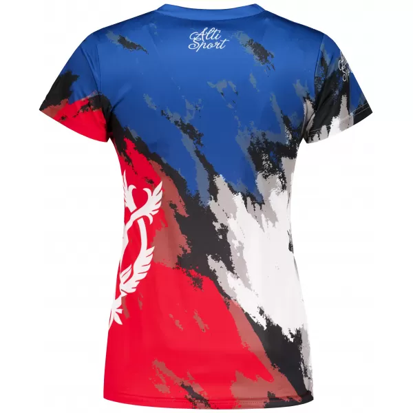  Hochwertiges Funktions-T-Shirt für Damen ALTISPORT x CZE VOJ/ALW036TR01 STREIFEN 