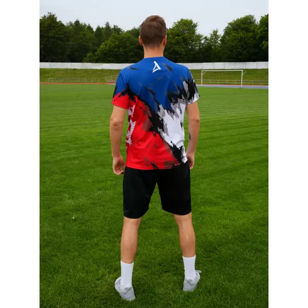  Hochwertiges Funktions-T-Shirt für Herren ALTISPORT x CZE VOJ/ALM036TR01 STREIFEN 