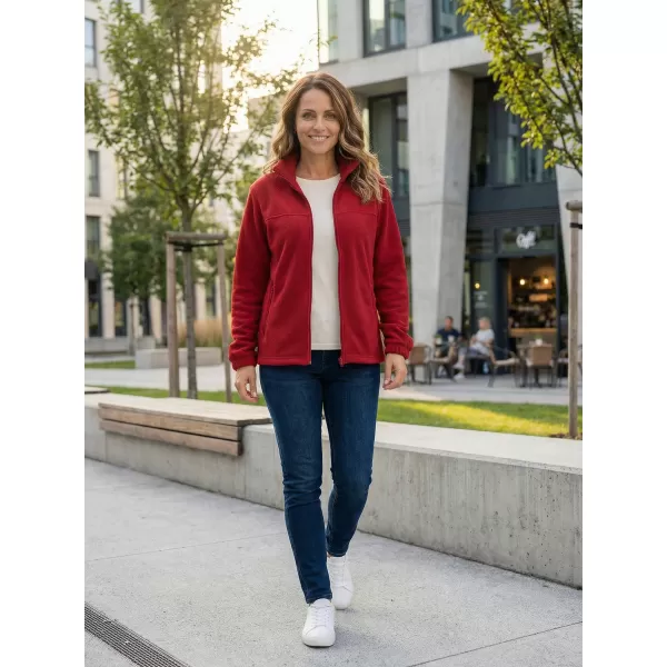  Fleece-Sweatshirt für Damen ALTISPORT NP/ALW405 MARLBORO-ROT 