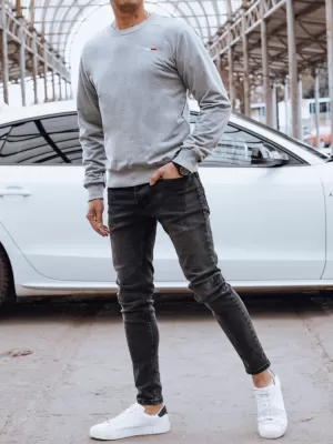 Herren Sweatshirt DSTREET BX5737 HELLGRAU