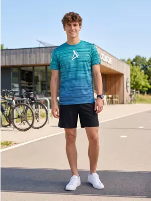 Premium-T-Shirt für Herren ALTISPORT VOJ/ALM031TR01 SMARAGD/BLAU