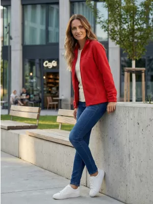 Fleece-Sweatshirt für Damen ALTISPORT NP/ALW405 ROT