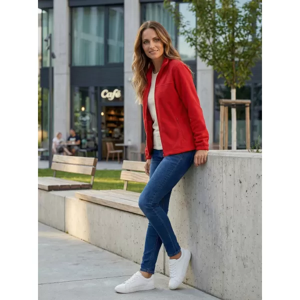  Fleece-Sweatshirt für Damen ALTISPORT NP/ALW405 ROT 