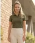 Damen-T-Shirt mit Kragen ALTISPORT NP/ALW012 MILITÄR
