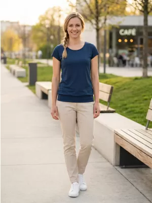 Damen-T-Shirt ALTISPORT NP/ALW021 MITTERNACHTSBLAU