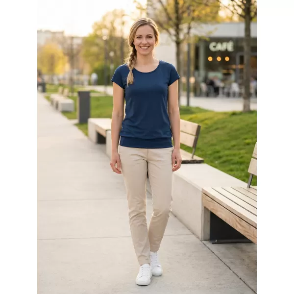  Damen-T-Shirt ALTISPORT NP/ALW021 MITTERNACHTSBLAU 