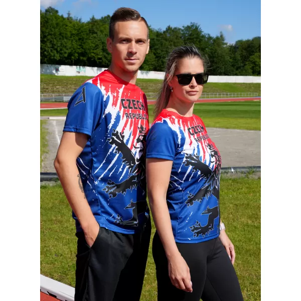  Hochwertiges Funktions-T-Shirt für Herren ALTISPORT x CZE VOJ/ALM036TR01 LÖWE 