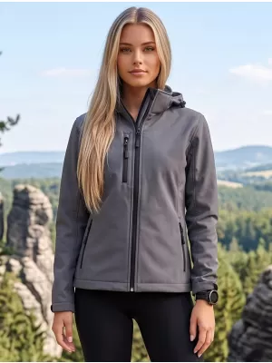 Softshelljacke für Damen ALTISPORT NP/ALW125 DUNKELGRAUE HIGHLIGHTS