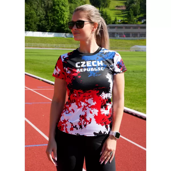  Hochwertiges Funktions-T-Shirt für Damen ALTISPORT x CZE VOJ/ALM036TR01 FLECKEN 
