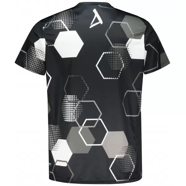  Funktionelles Premium-T-Shirt für Herren ALTISPORT VOJ/ALM037TR01 SCHWARZ UND WEIß 