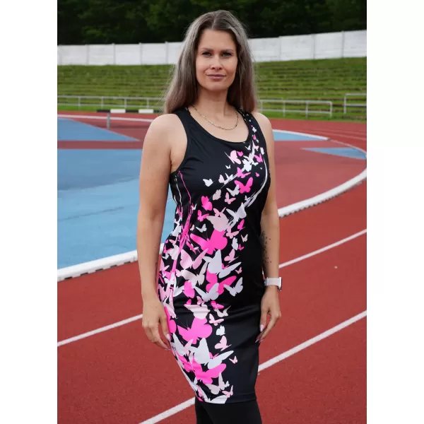  Hochwertiges Funktions-Westenkleid für Damen ALTISPORT VOJ/ALW022SAT01 SCHWARZ/ROSA 