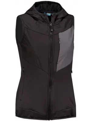Softshellweste für Damen KILPI LENIA-W VL0111KI SCHWARZ