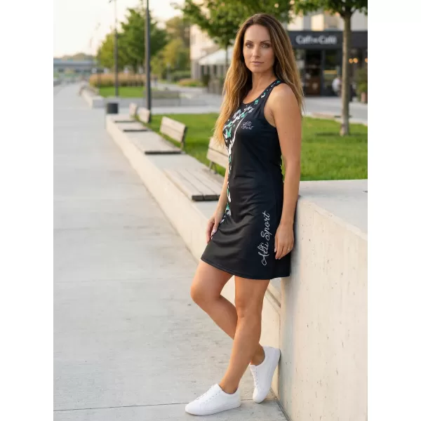  Hochwertiges Funktions-Westenkleid für Damen ALTISPORT VOJ/ALW022SAT01 SCHWARZ/TÜRKIS 
