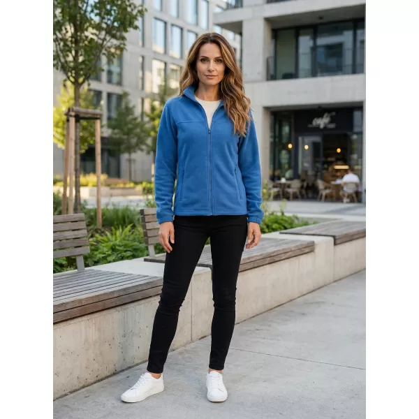  Fleece-Sweatshirt für Damen ALTISPORT NP/ALW405 AZURBLAU 
