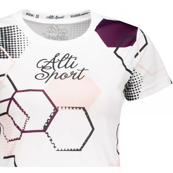  Hochwertiges Funktions-T-Shirt für Damen ALTISPORT VOJ/ALW037TR01 WEIß 