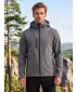 Herren-Softshelljacke ALTISPORT NP/ALM225 DUNKELGRAUE HIGHLIGHTS